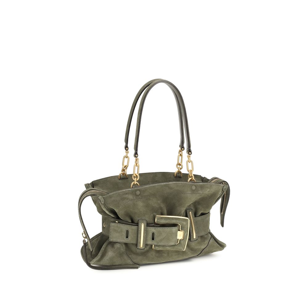 Bicolor Calf Leather Bos Taurus Handbag