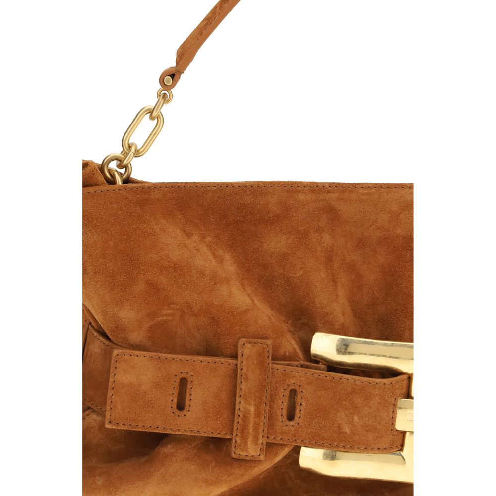Brown Calf Leather Bos Taurus Handbag