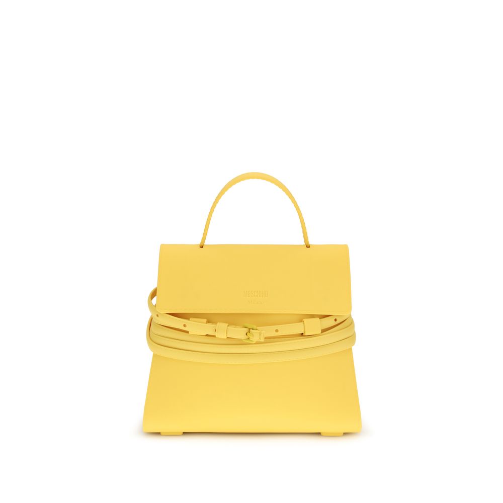 Bicolor Synthetic Handbag