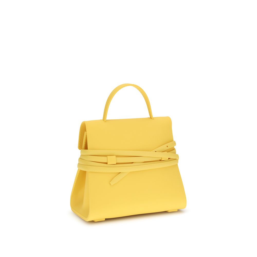 Bicolor Synthetic Handbag