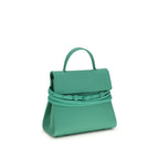 Bicolor Synthetic Handbag