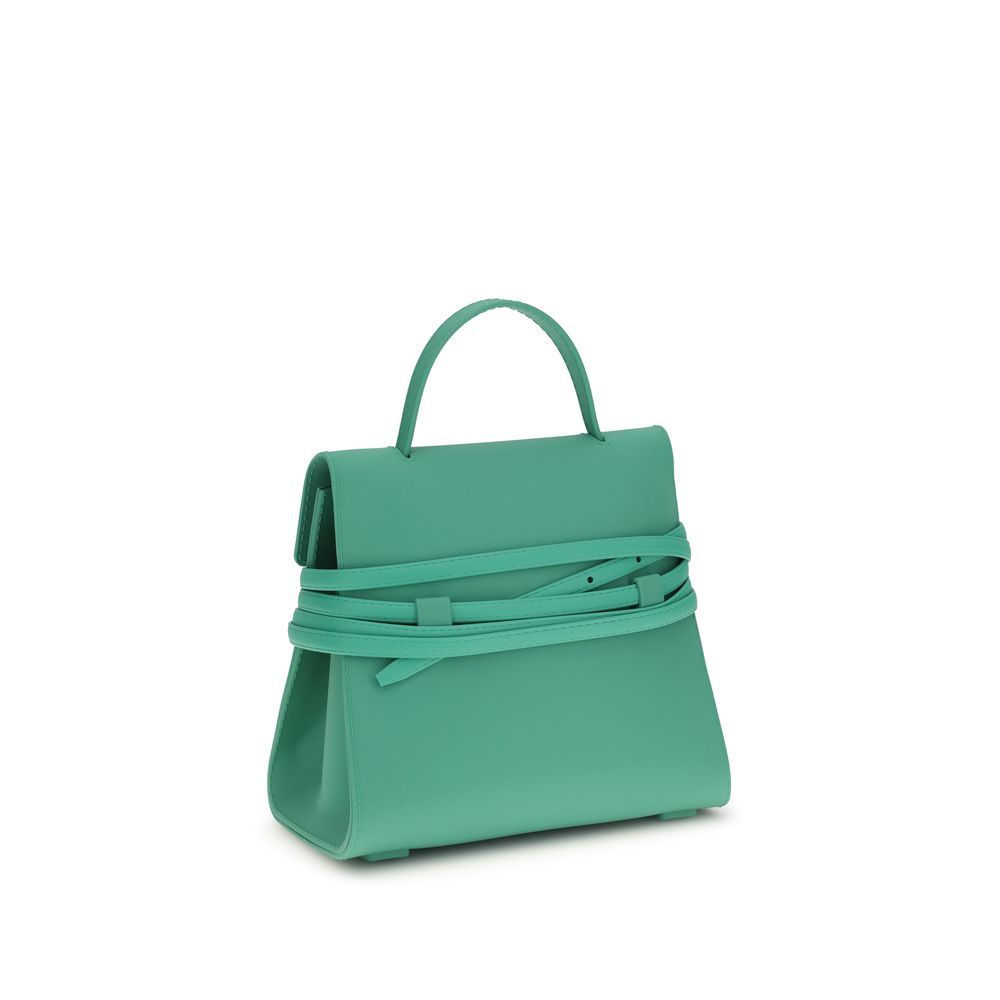 Bicolor Synthetic Handbag