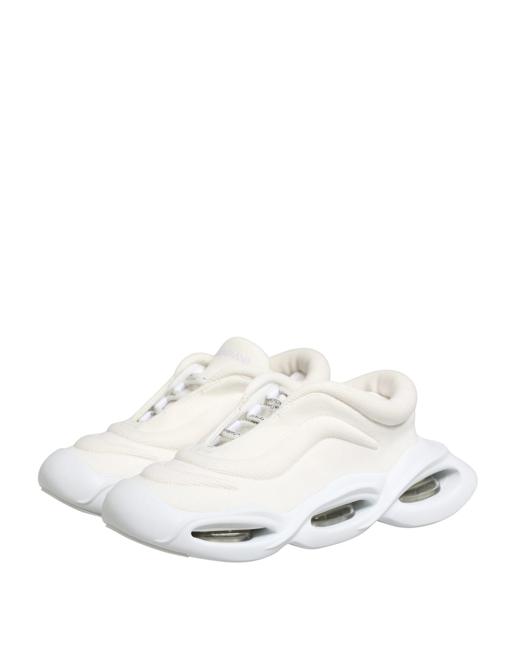 White Slip On Wave LowTop Sneakers Shoes