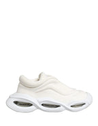 White Slip On Wave LowTop Sneakers Shoes