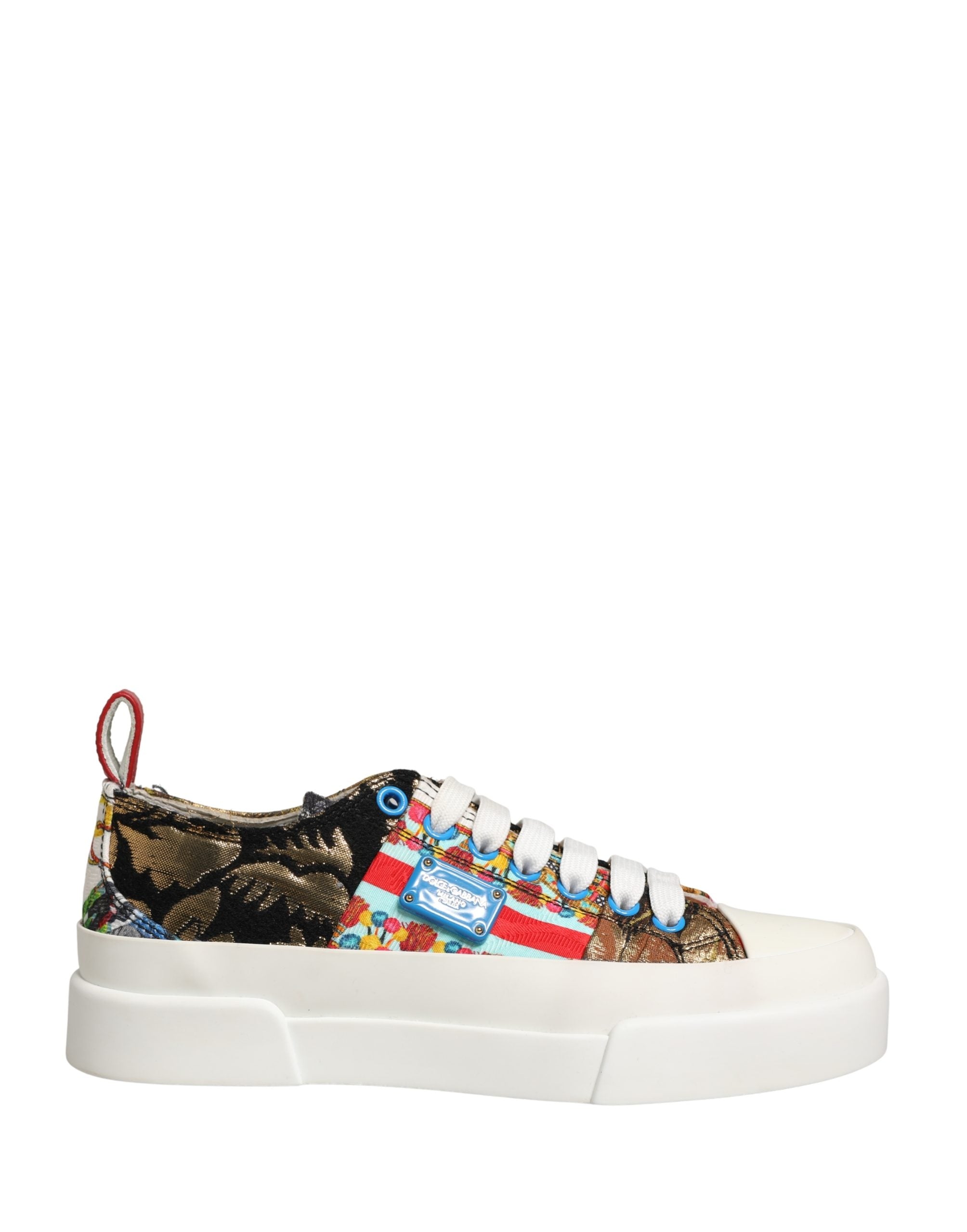 Multicolor Patchwork Low Top Sneakers Shoes