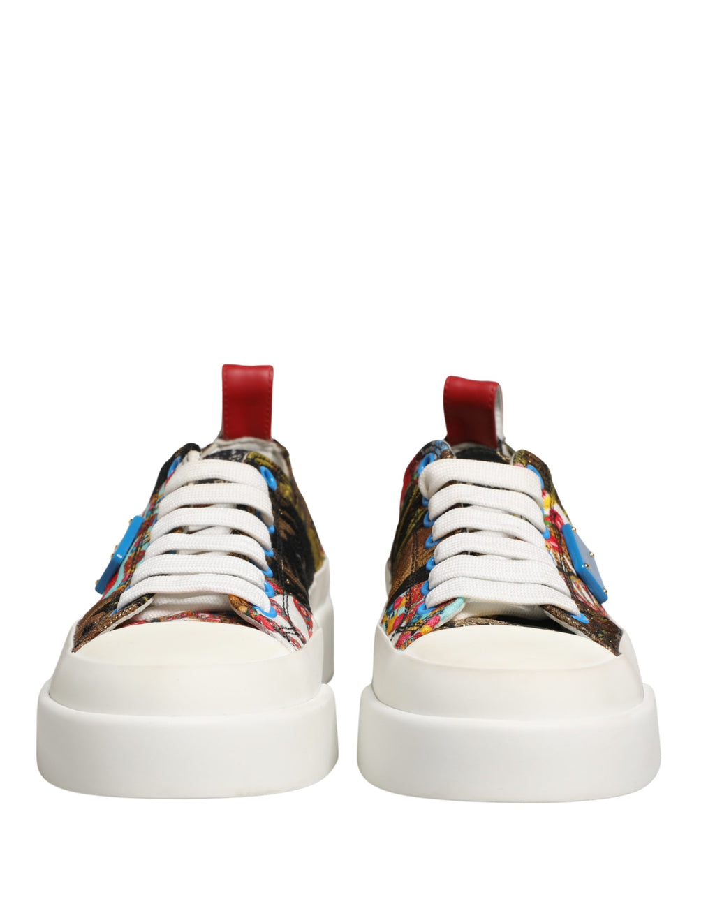 Multicolor Patchwork Low Top Sneakers Shoes