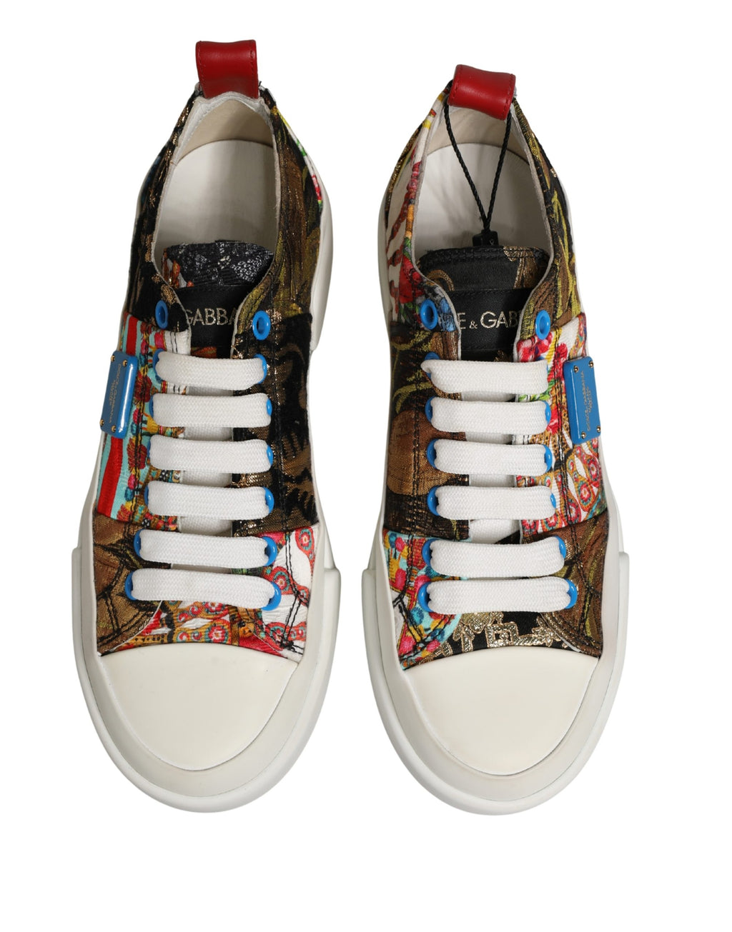 Multicolor Patchwork Low Top Sneakers Shoes
