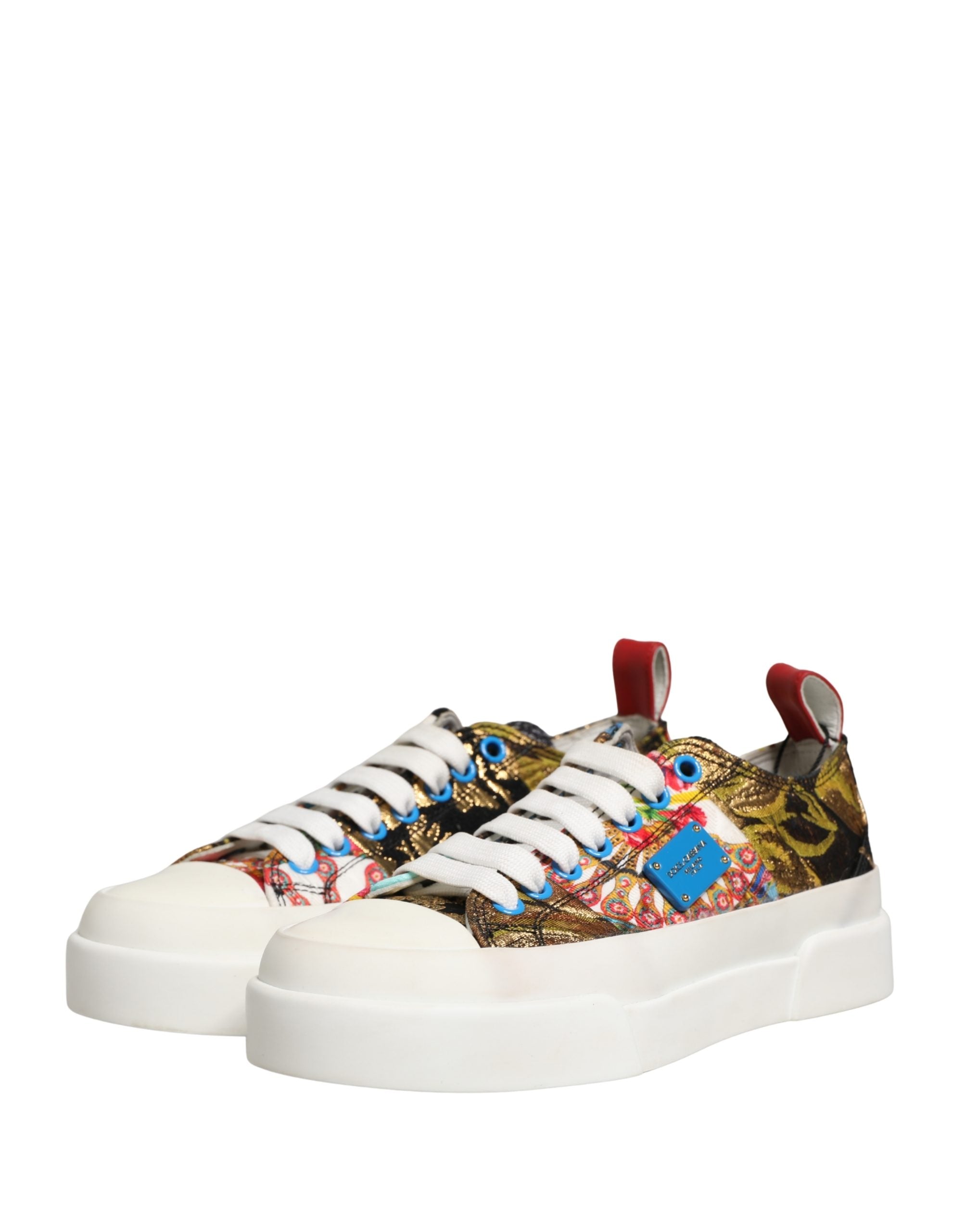 Multicolor Patchwork Low Top Sneakers Shoes