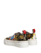 Multicolor Patchwork Low Top Sneakers Shoes