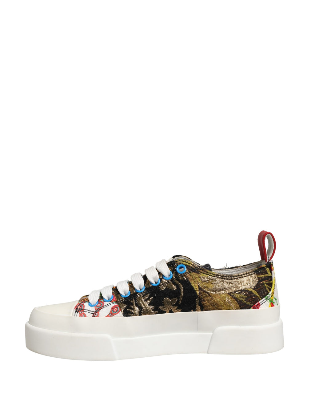 Multicolor Patchwork Low Top Sneakers Shoes