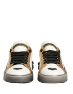 Multicolor Crystal StuddedLOVE Sneakers Shoes