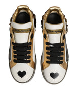 Multicolor Crystal StuddedLOVE Sneakers Shoes