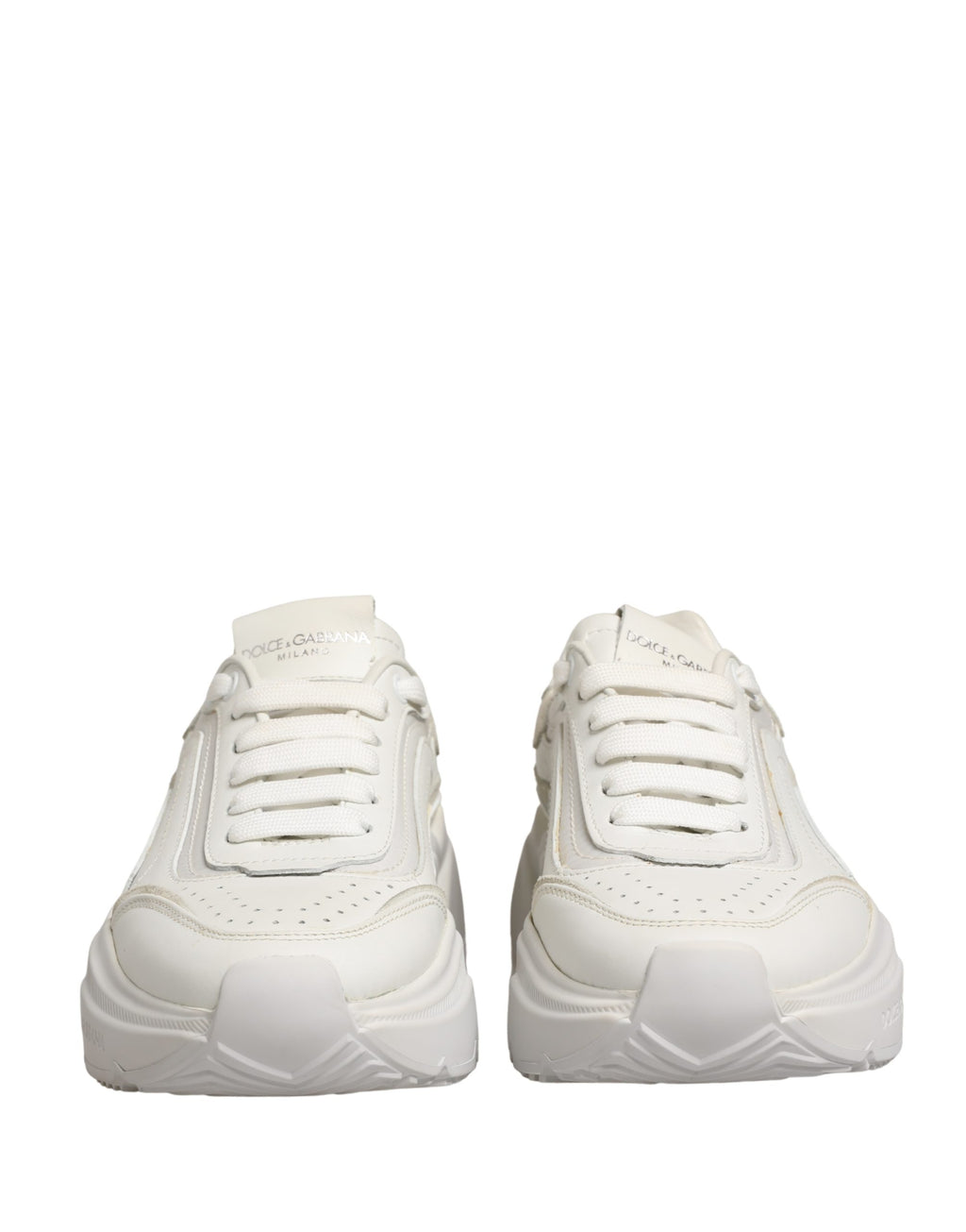 White Leather Daymaster Low Top Sneakers Shoes