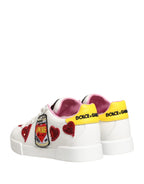 White Portofino Amore Low Top Sneakers Shoes