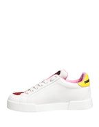 White Portofino Amore Low Top Sneakers Shoes