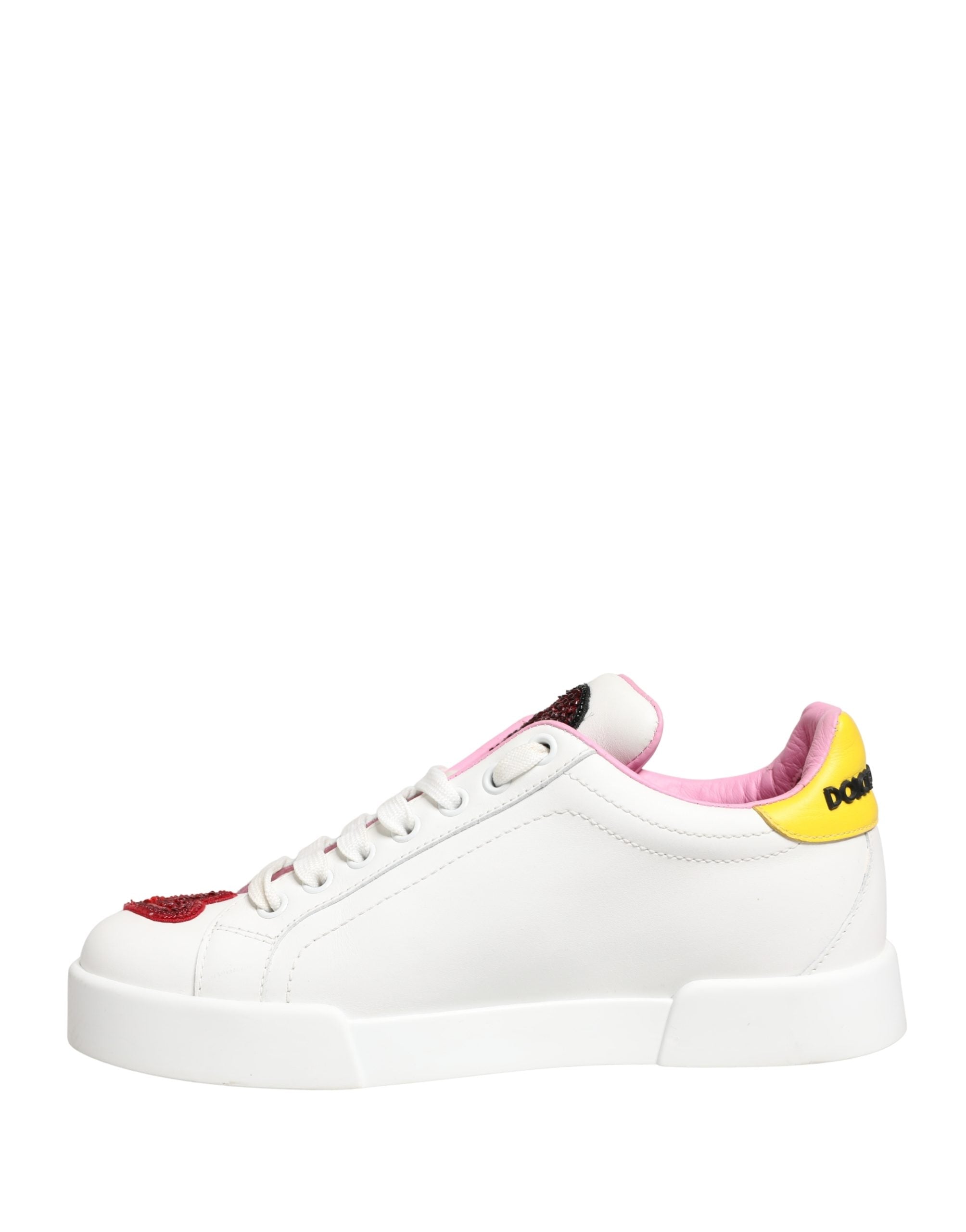 White Portofino Amore Low Top Sneakers Shoes