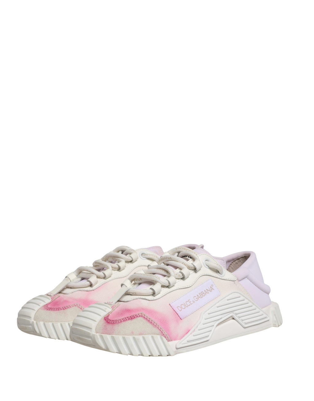 White NS1 Lace Up Low Top Sneakers Shoes