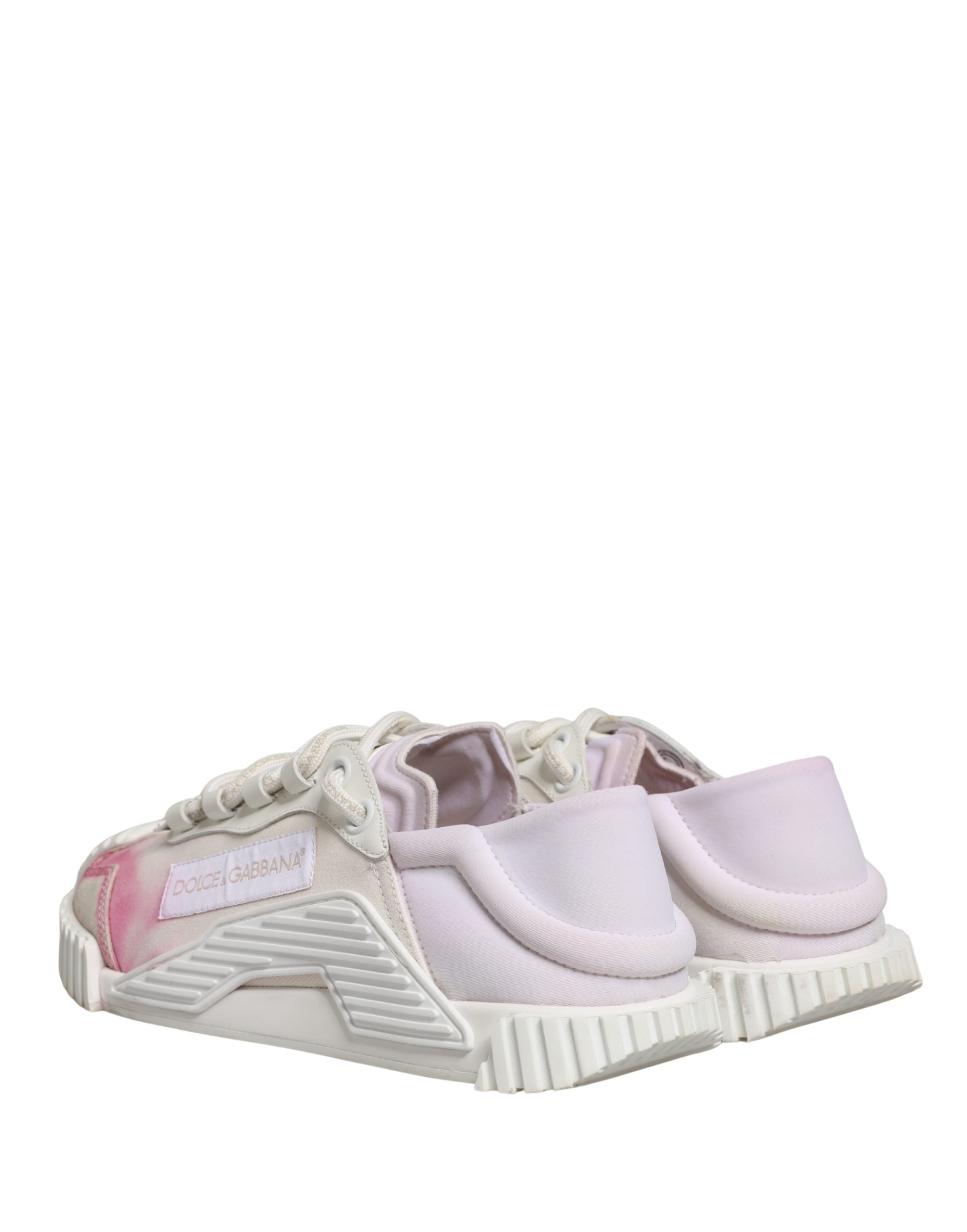 White NS1 Lace Up Low Top Sneakers Shoes