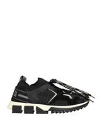 Black Mesh Sorrento Trekking Sneakers Shoes