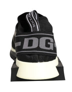 Black Mesh Sorrento Trekking Sneakers Shoes