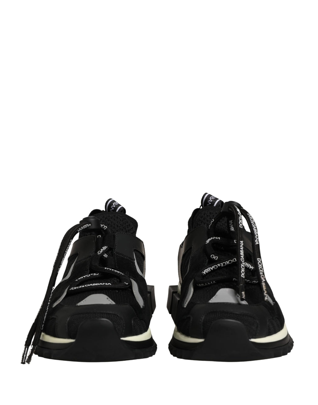 Black Mesh Sorrento Trekking Sneakers Shoes