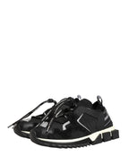 Black Mesh Sorrento Trekking Sneakers Shoes
