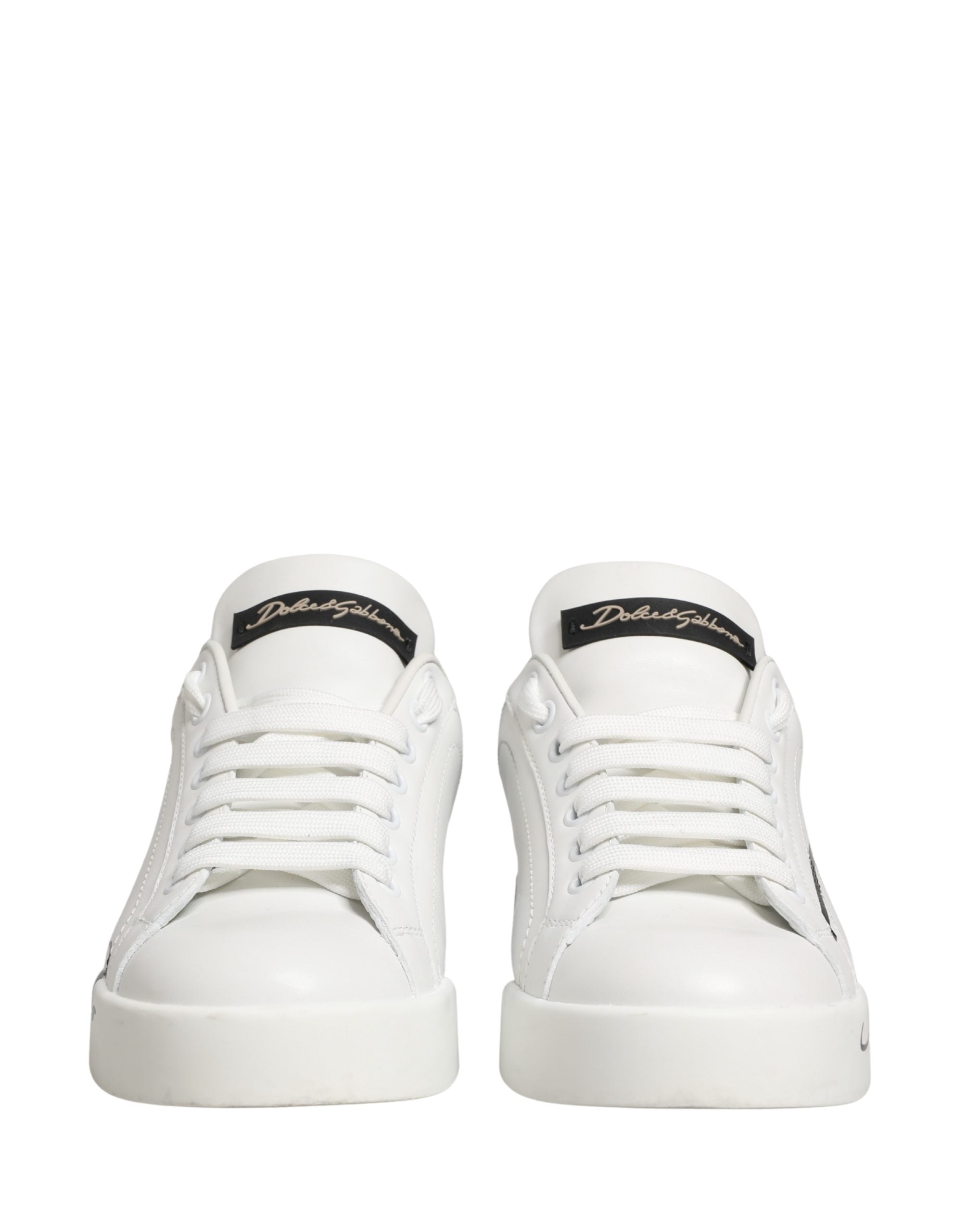 White Blue Lace Up Low Top Sneakers Shoes