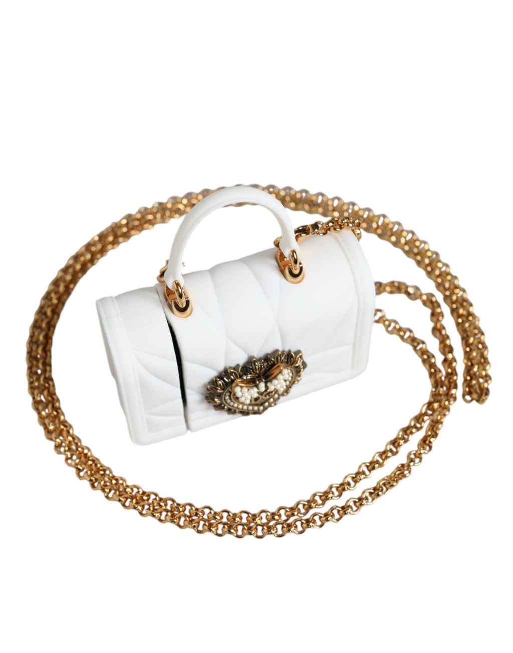 White Synthetic Airpod Holder