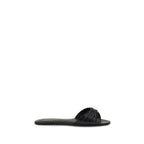 Black Calf Leather Bos Taurus Sandals