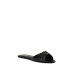 Black Calf Leather Bos Taurus Sandals
