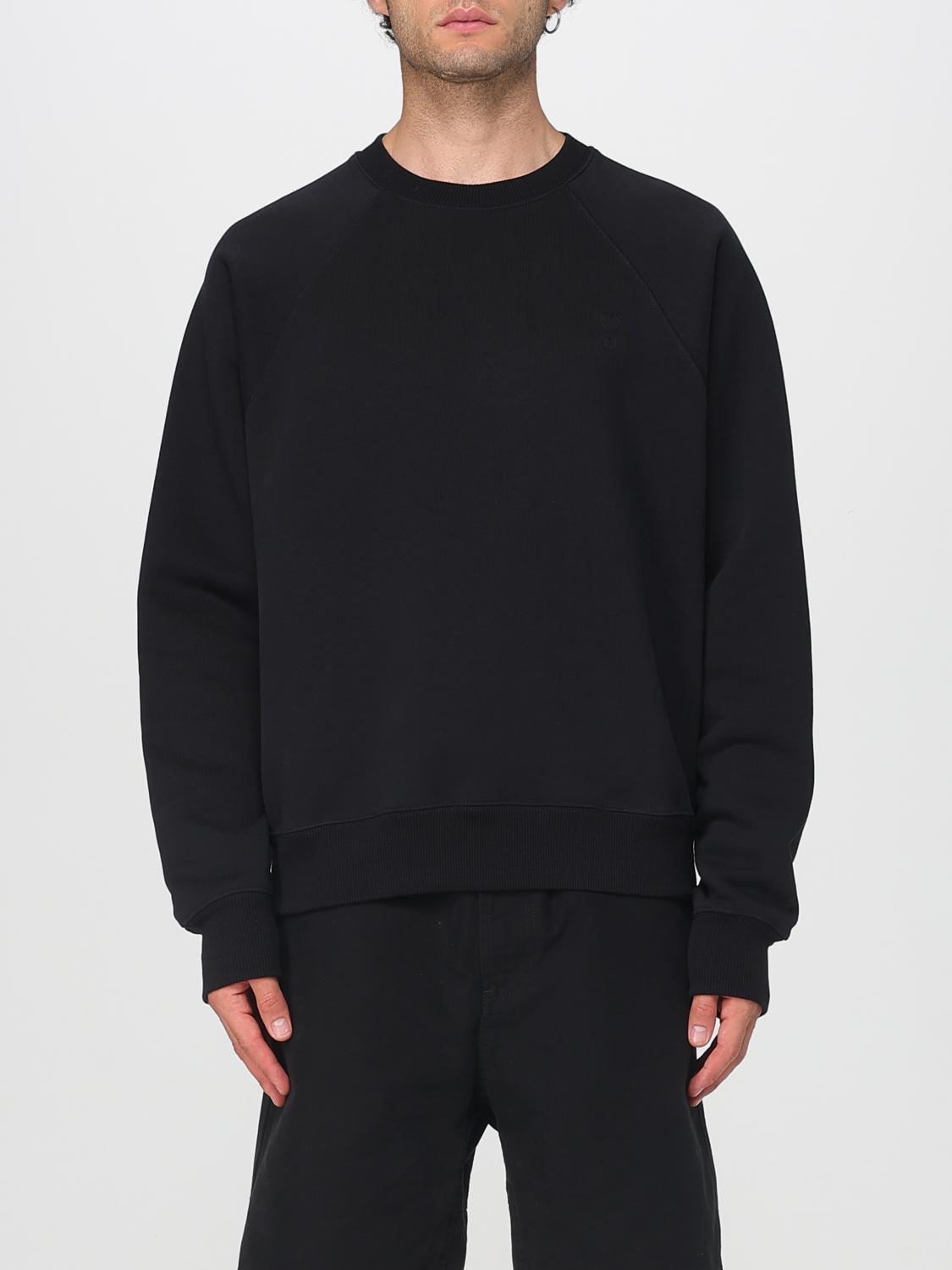 Black Cotton Sweatshirt