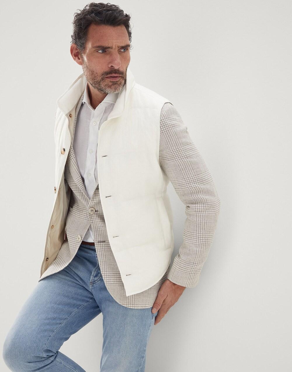 Beige Linen Blazer