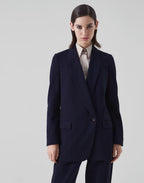 Blue Cotton Coat