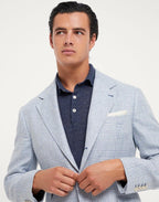 Light Blue Linen Blazer