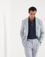 Light Blue Linen Blazer