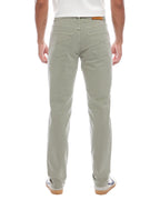 Green Cotton Casual Pants