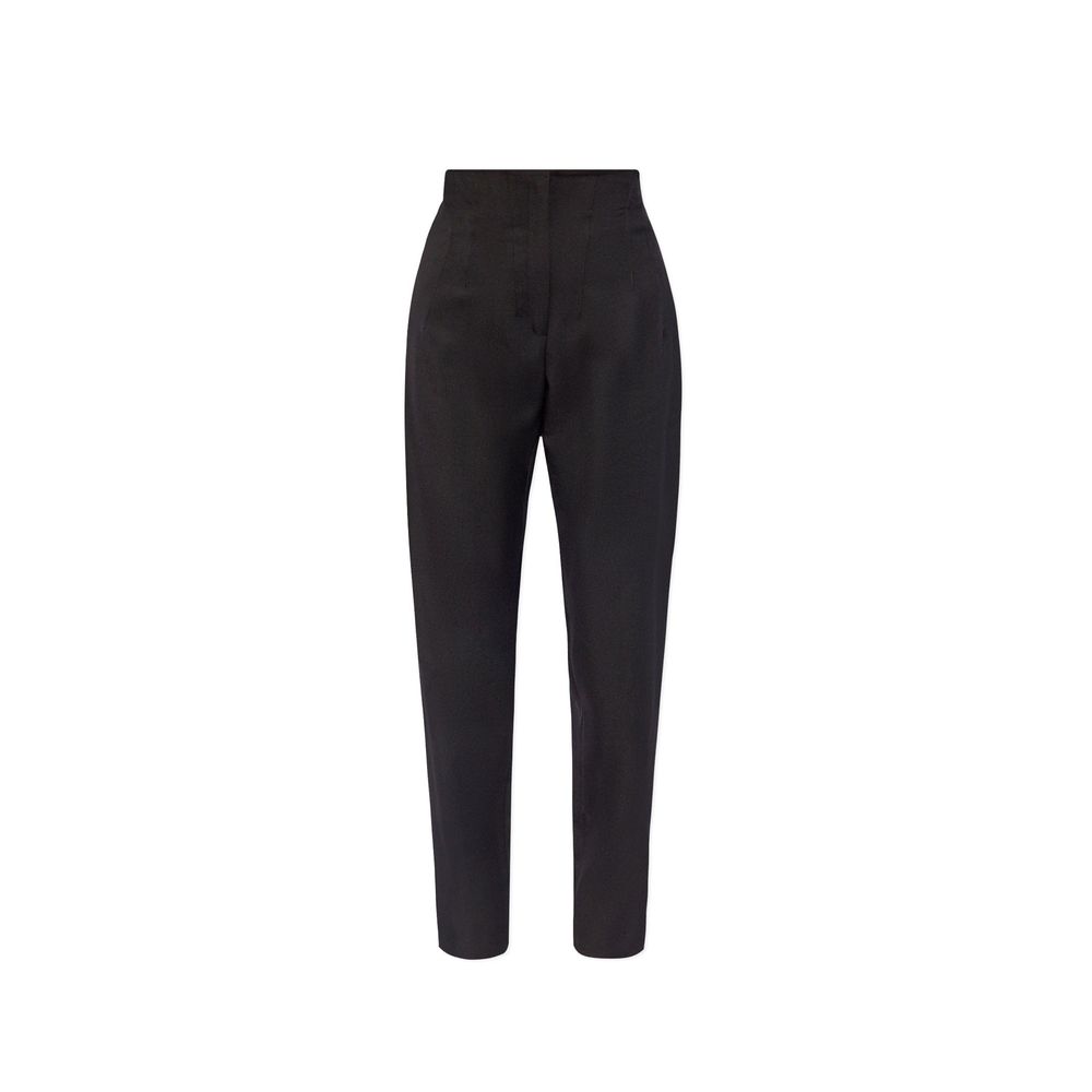 Black Elastane Dress Pants