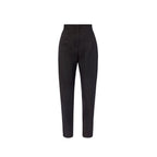 Black Elastane Dress Pants