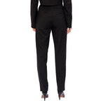 Black Elastane Dress Pants