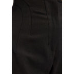 Black Elastane Dress Pants