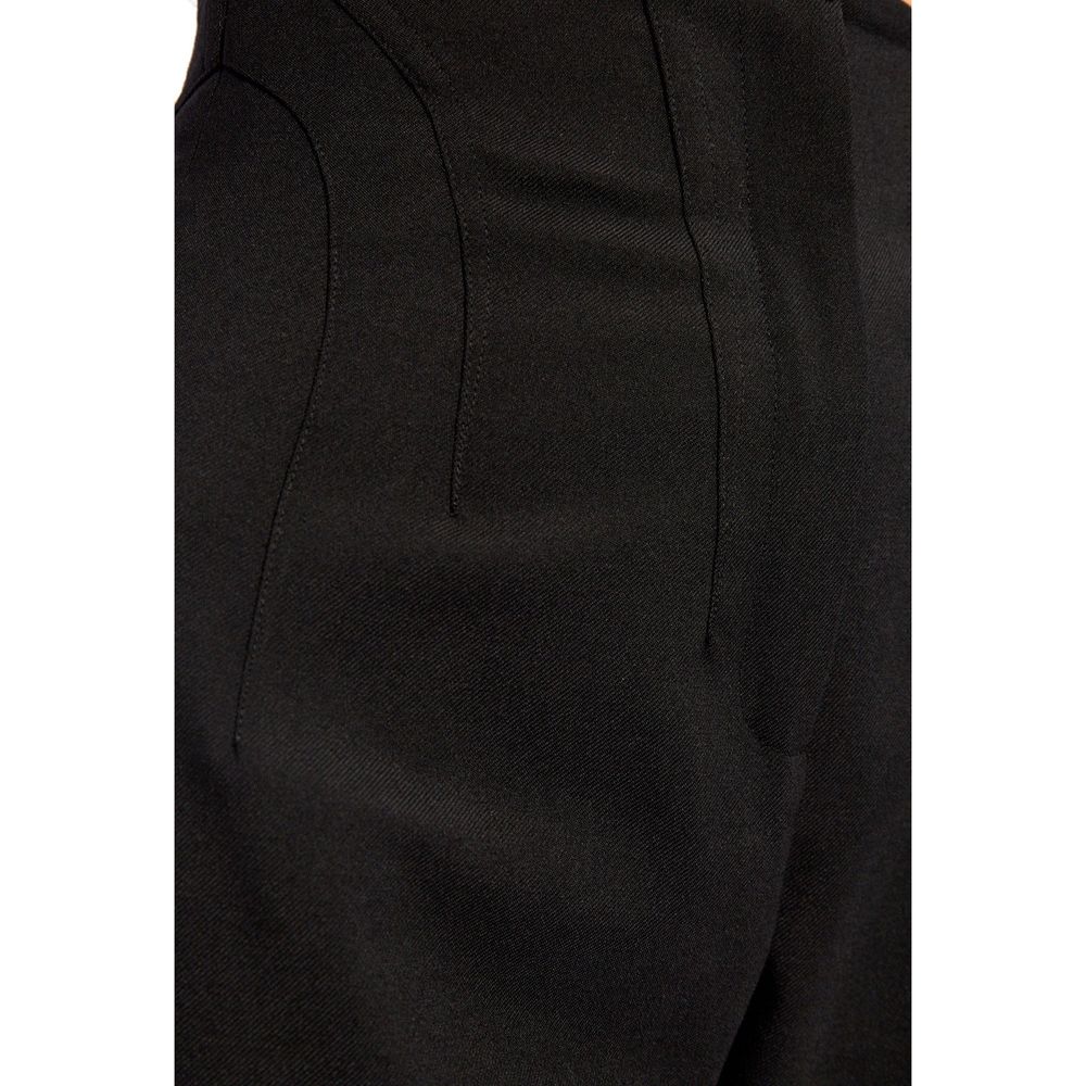 Black Elastane Dress Pants