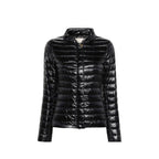 Black Polyamide Full-Length Jacket