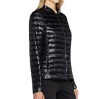 Black Polyamide Full-Length Jacket