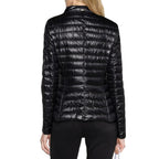 Black Polyamide Full-Length Jacket