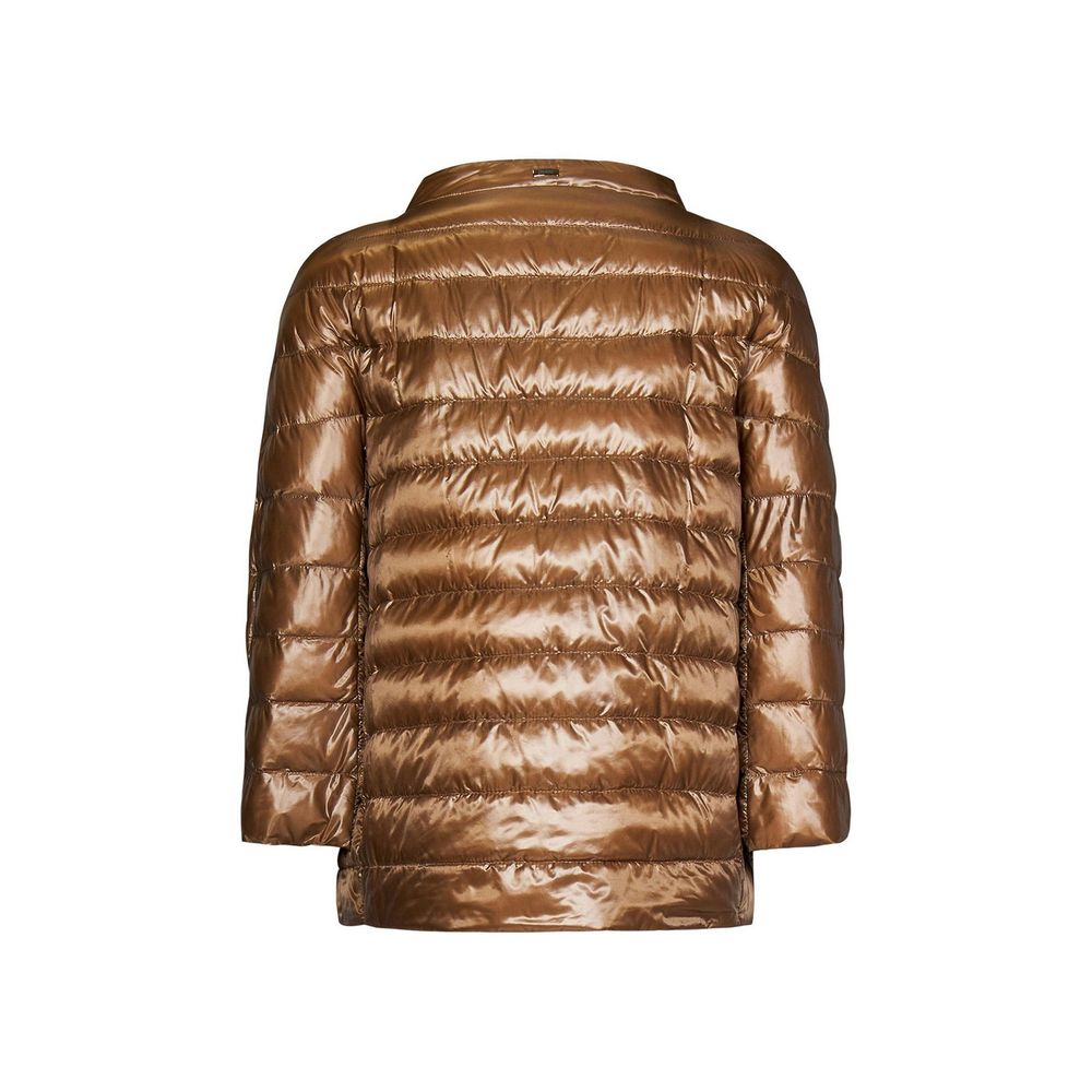 Brown Polyamide Coat
