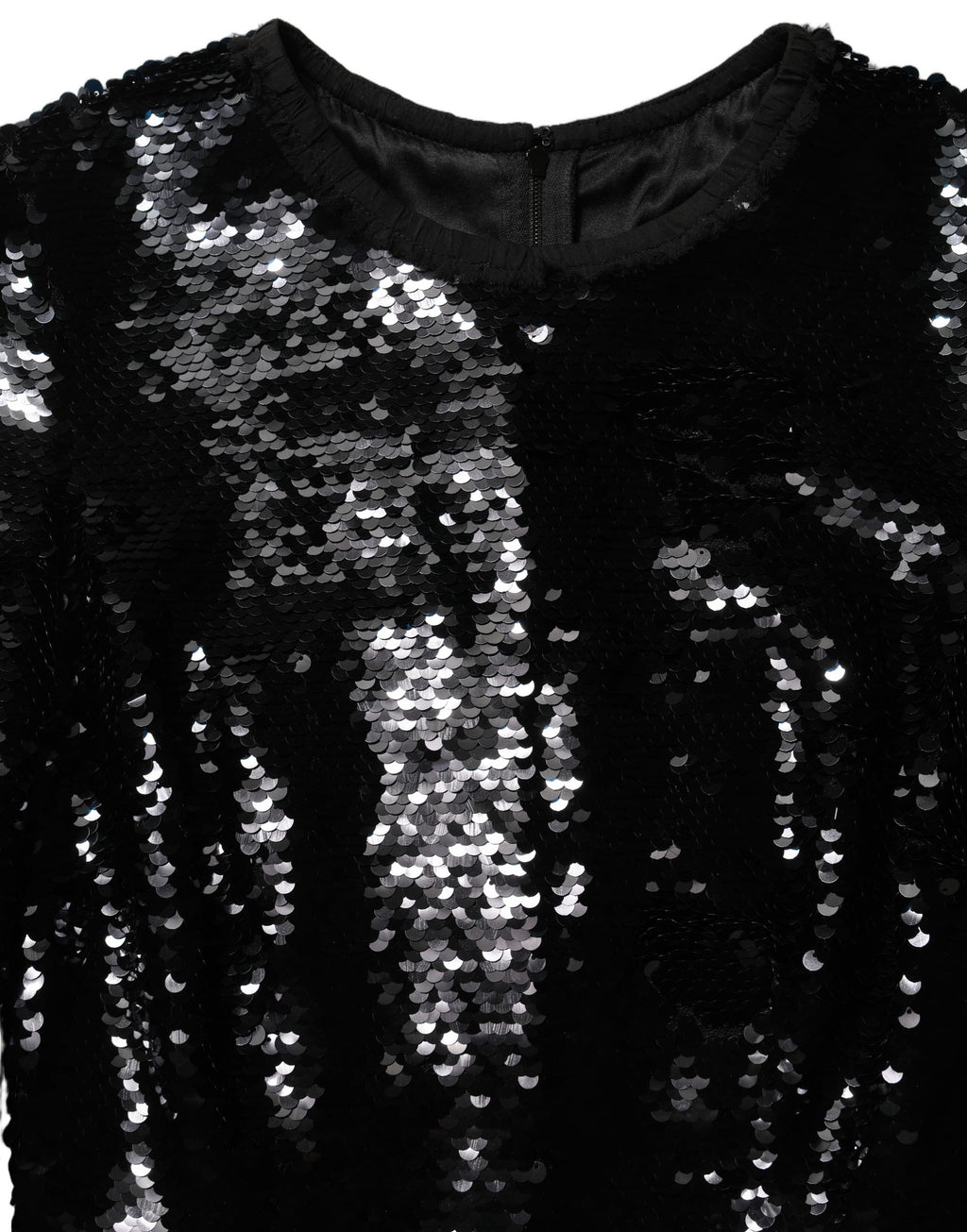 Black Bodycon Mermaid Sequinned Gown Dress