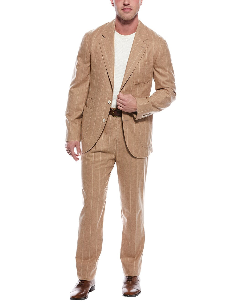 Brown Wool Two-Piece Suit