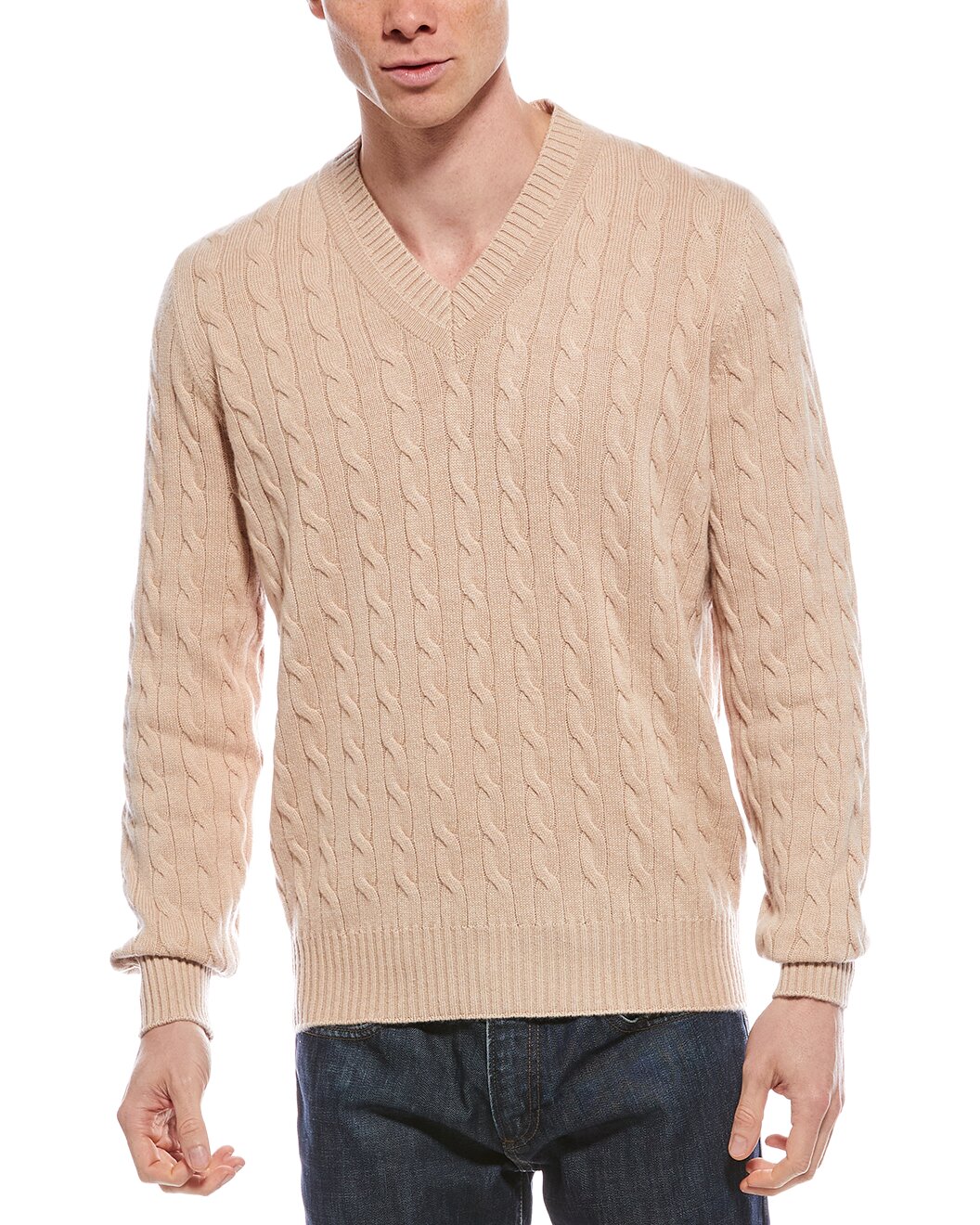 Brown Cashmere Sweatshirt