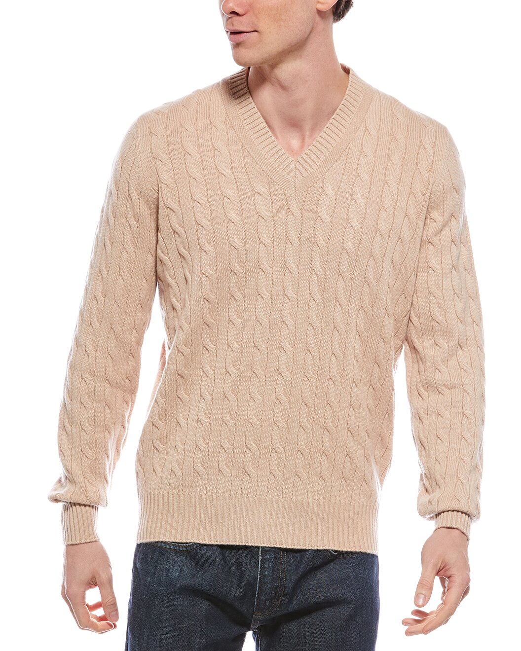Brown Cashmere Sweatshirt