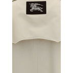 Beige Cotton Trench Coat